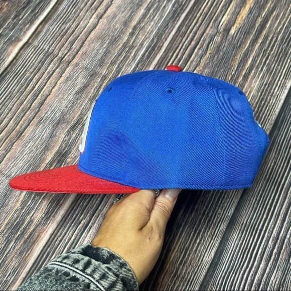 New York Giants Flat Bill Snapback Ball Cap Men’s Hat Football Holiday Christmas - Picture 4 of 6